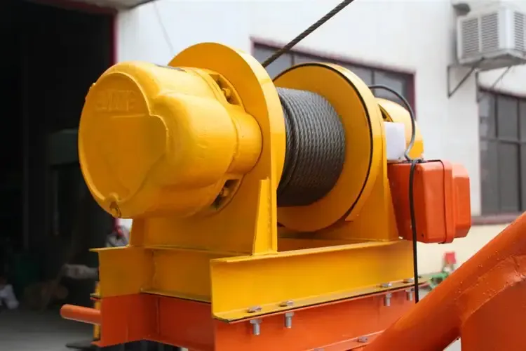 Will lengthening the drum of an electric winch affect lifting capacity?