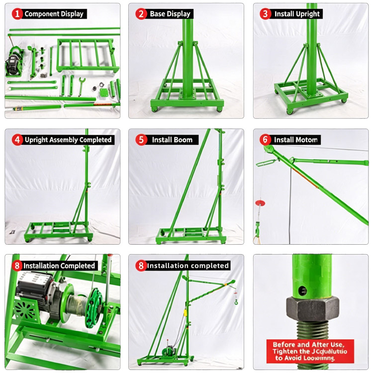 Indoor mobile mini crane