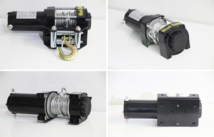 3500lb 24 volt electric winch