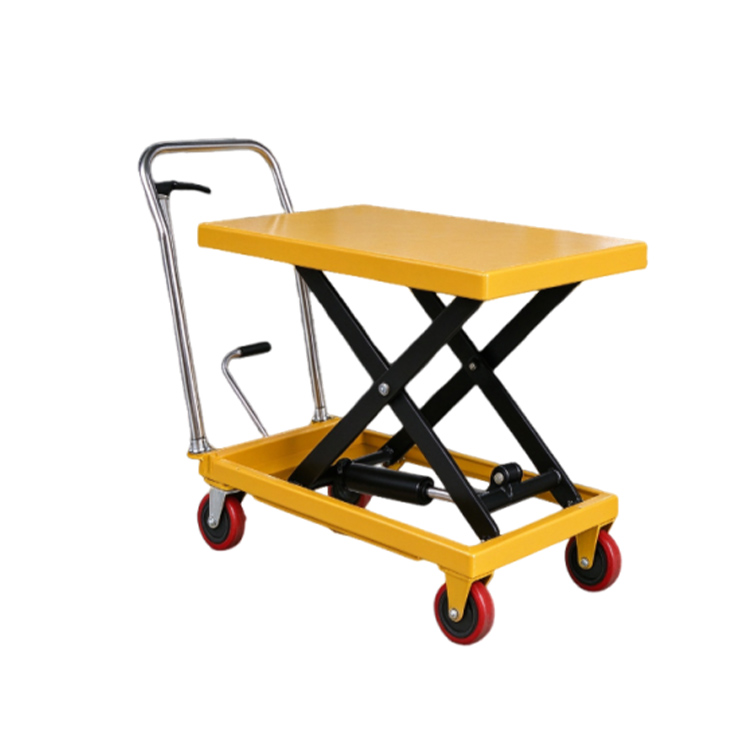 Multi-Specification Scissor-Type Manual Hydraulic Platform Truck
